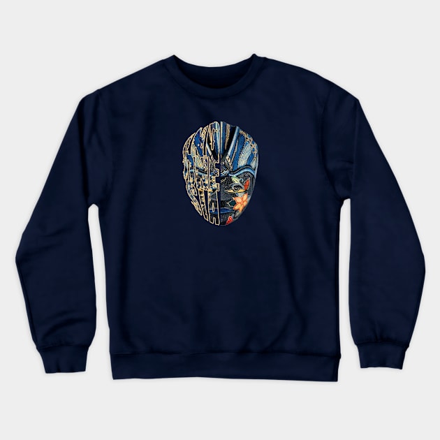 indonesian Traditional Mask Design Crewneck Sweatshirt by SATUELEVEN